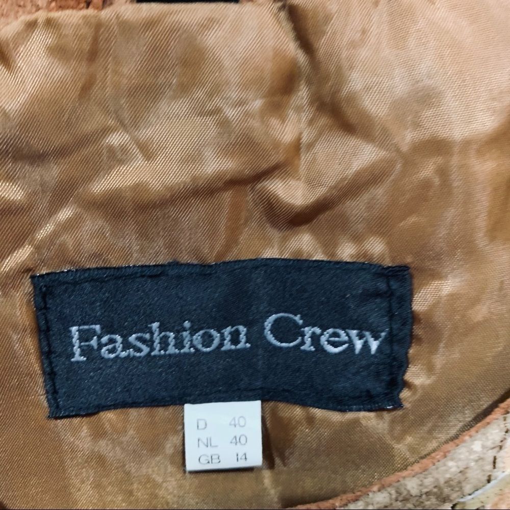 Fashion Crew L Patchwork Suede Jacket - image 4